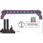 #3277 Flag Over City Kribbs FDC