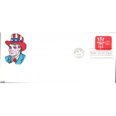 #U581 Uncle Sam Hat Kribbs FDC