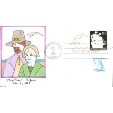 #U610 The Mayflower Kribbs FDC