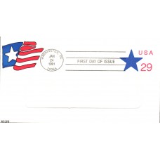 #U619 USA - Star Kribbs FDC