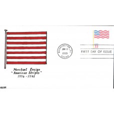 #U642 Stylized Flag Kribbs FDC