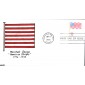 #U642 Stylized Flag Kribbs FDC