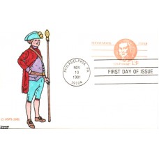 #UX93 Robert Morris Kribbs FDC