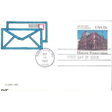 #UX97 St. Louis Post Office Kribbs FDC