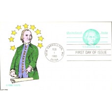 #UX105 Charles Carroll Kribbs FDC