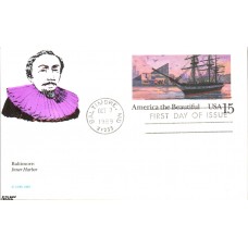 #UX136 Baltimore Harbor Kribbs FDC