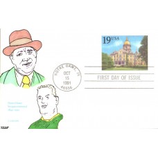 #UX157 Notre Dame Sesquicentennial Kribbs FDC