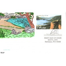 #UX164 Columbia River Gorge Kribbs FDC