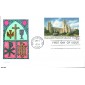 #UX166 Washington National Cathedral Kribbs FDC