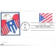 #UY40 US Flag Kribbs FDC