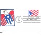 #UY40 US Flag Kribbs FDC