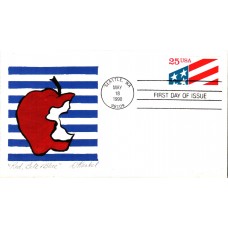 #2475 US Flag First Kunkel FDC