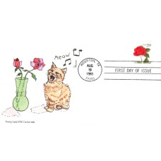 #2490 Red Rose Ladd FDC