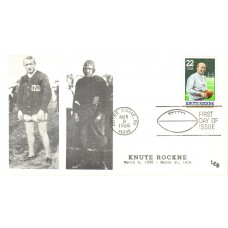 #2376 Knute Rockne LEB FDC