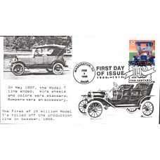 #3182a Model T Ford LEB FDC