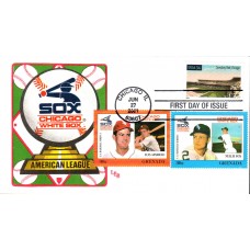 #3517 Comiskey Park Combo LEB FDC