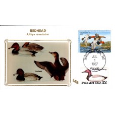 #RW54 Redhead Ducks LEB FDC