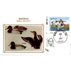 #RW54 Redhead Ducks Plate LEB FDC