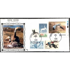 #RW55 Snow Goose Combo Plate LEB FDC