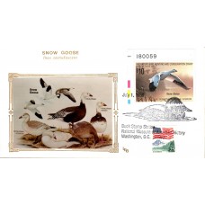 #RW55 Snow Goose Plate LEB FDC