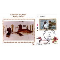 #RW56 Lesser Scaup Plate LEB FDC