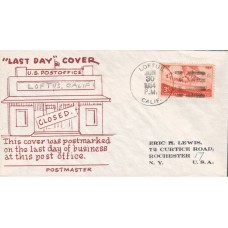 Loftus CA Post Office Last Day - Eric Lewis Cover