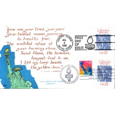 #2599 Statue of Liberty Combo PNC Dual LICS FDC