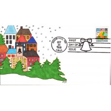 #2245 Christmas Village LMG FDC