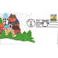 #2245 Christmas Village LMG FDC