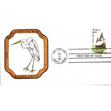 #2321 Snowy Egret LMG FDC