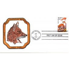 #2335 Red Fox LMG FDC