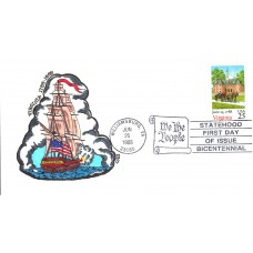 #2345 Virginia Statehood LMG FDC