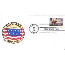 #2401 Montana Statehood LMG FDC