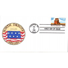 #2403 North Dakota Statehood LMG FDC