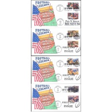 #3143-50 Football Coaches Dual LMG FDC Set