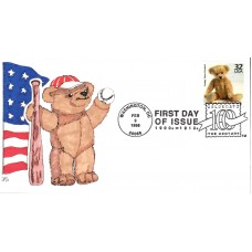 #3182k Teddy Bear LMG FDC