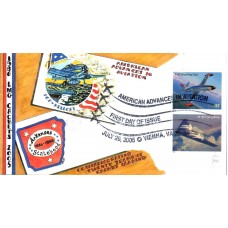 #3921//25 American Advances in Aviation LMG FDC