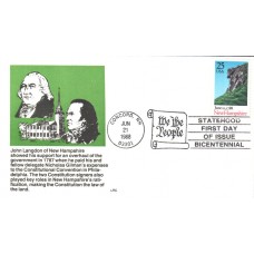 #2344 New Hampshire Statehood LRC FDC