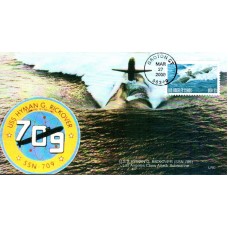 #3372 US Navy Submarine LRC FDC - USS Hyman G. Rickover SSN 709