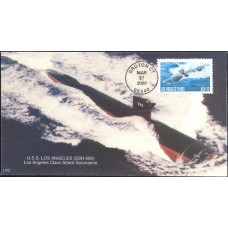 #3372 US Navy Submarine LRC FDC - USS Los Angeles SSN 688