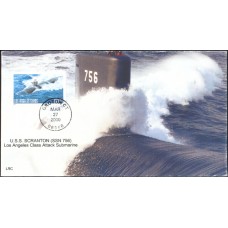 #3372 US Navy Submarine LRC FDC - USS Scranton SSN 756