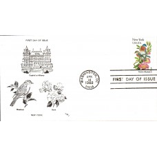 #1984 New York Birds - Flowers LWJ FDC