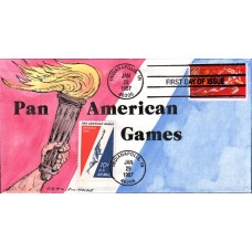 #2247 Pan American Games Mangus FDC