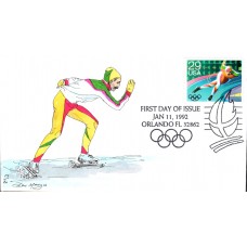 #2613 Speed Skating Mangus FDC