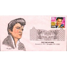 #2721 Elvis Presley Mangus FDC