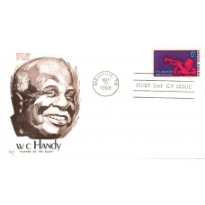 #1372 W. C. Handy Marg FDC