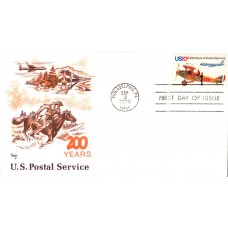 #1574 Postal Service Bicentennial Marg FDC