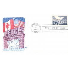 #1721 Peace Bridge Marg FDC