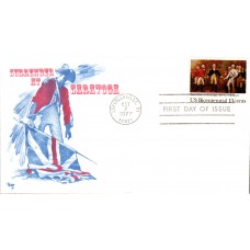 #1728 Surrender at Saratoga Marg FDC