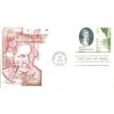 #1732-33 Captain James Cook Marg FDC